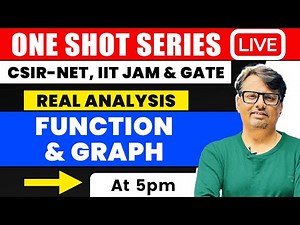 Real Analysis | Function & Graph in One Shot by GP Sir