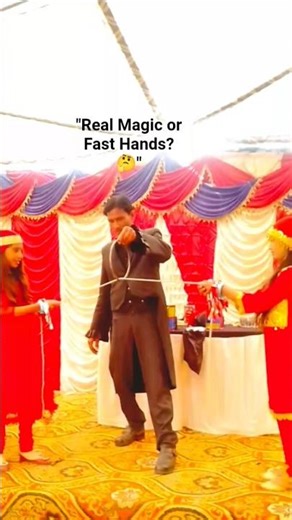 Impossible Rope and Ring Magic Trick 😱 #shorts