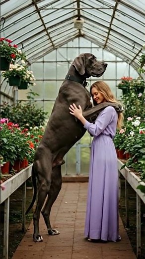 The best couple love Dogs: When Giants Love Back A Girl and Her Great Dane