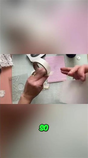 Vellum Crafting Hack: Bye-Bye Glue Shine! ✨ #shorts