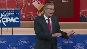 2016 hopeful Jeb Bush booed at CPAC