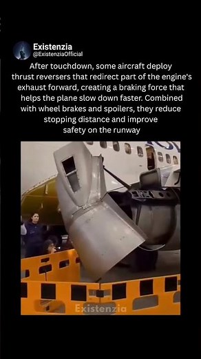 How Aircraft Use Reverse Thrust to Stop After Touchdown