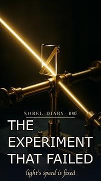 Nobel Diary — 1907 — Michelson & the Experiment That Failed