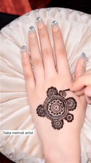 back side mehndi design easy #henna #mehndi #shorts #mehndidesign #viralsong #viral