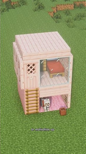 smallest house minecraft 🏡🏡.#minecraft #minecraftbuilds #shorts #minecraftmemes #minecraftshorts
