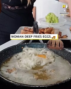 How to deep fry eggs!