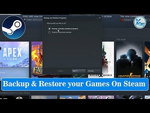 ✅ How To Backup And Restore Your Game On Steam