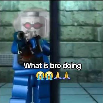 Lego Mr freeze is a freak ✌️💔 (Video by gruffalo19) #fyp #internetmemes #legobatman #dc