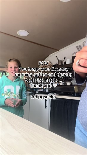 We can’t wait to see your “virtual”coffee orders🤎 #dipgawareness #dipgsucks #coffeewithclaire