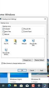 طريقة اظهار ايقونات سطح المكتب للمبتدائين #windows #pc #شرح