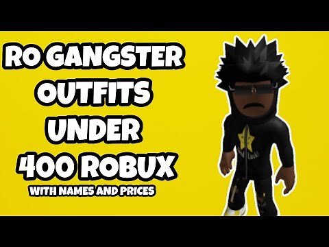 Ro Gangster Outfits Under 400 Robux | Drippy Roblox Outfits Under 400 Robux | Roblox Ro Gangster 400