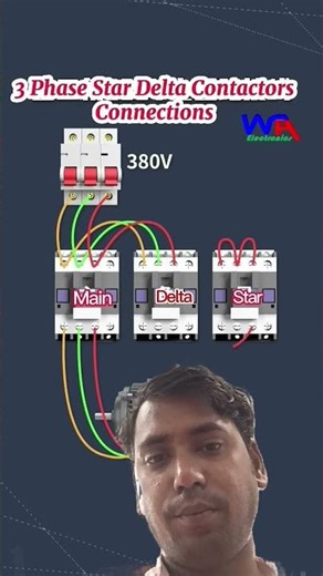 Three Phase Star-Delta Connection | Motor Wiring आसान तरीका"
