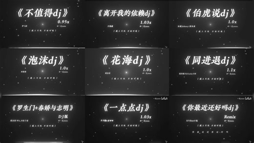《开摇！近期全网爆火的DJ歌曲合集！》-cdcecwc-网易云难民-哔哩哔哩视频