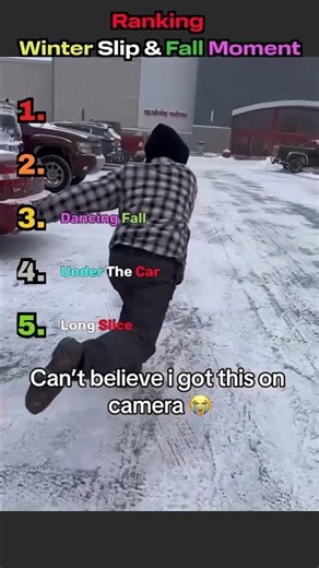Ranking Winter Slip and Fall Moments