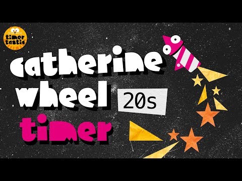20 Second CATHERINE WHEEL Timer 🎇🔥 | Spinning Sparks & Explosion Countdown in 4K