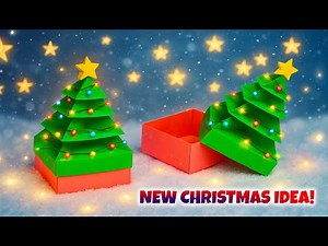 Perfect Christmas Gift 🎄 Origami Tree Gift Box