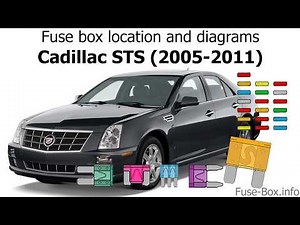 Fuse box location and diagrams: Cadillac STS (2005-2011)