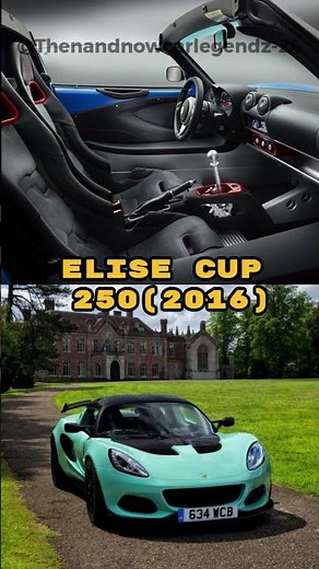 Lotus Elise (1996 - 2025) - Then Vs Now Cars - Cars Evolution