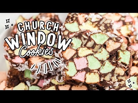 Delicious No Bake Church Window Cookies