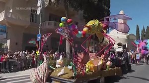 Parade held in Jerusalem to celebrate Jewish holiday of Purim
