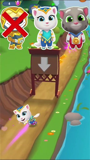 Talking Tom Gold Run: Epic 3 Character Fail? 😱#shorts #viral #funny