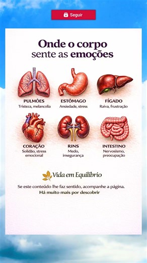 🧠 Onde o corpo sente as emoções