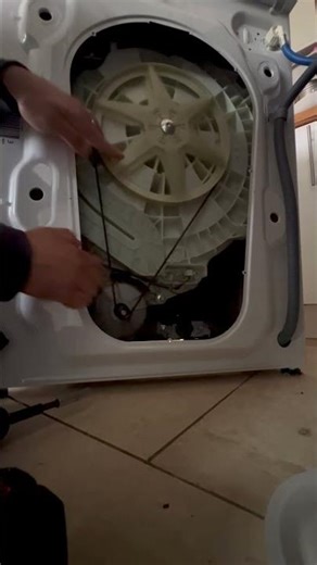 How to replace the belt in the washing machine