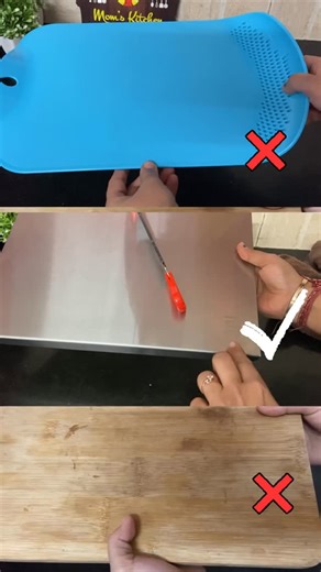 Yummy Mummy's Kitchen by Tejal on Instagram: "Slice smarter, not harder ✨ Upgrade your kitchen with our stainless steel chopping board with attached knife — hygienic, durable, and always ready to use. Cooking just got cleaner, faster, and better with BetterSello #BetterSello #KitchenUpgrade #StainlessSteelBoard #SmartKitchen #HygienicCooking KitchenEssentials ModernKitchen ChefTools CookingMadeEasy HomeCooks"