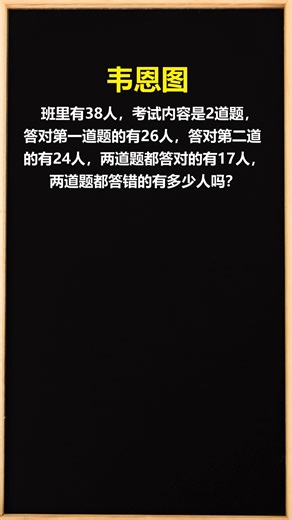 韦恩图的应用！