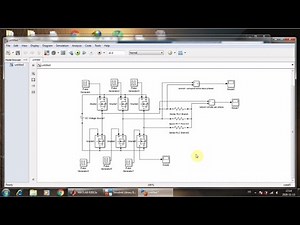 Simulink model of 3 phase inverter / simulation de onduleur triphasé dans matlab