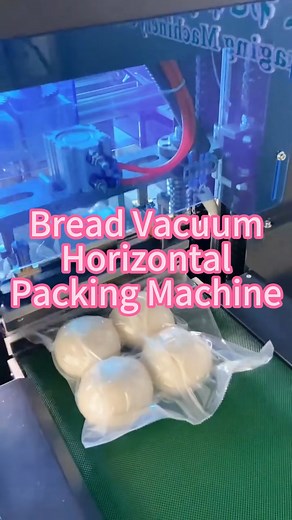 Bread vacuum horizontal packaging machine #packagingmachine #pillowpackingmachine #bread #foodfactory | Packaging Machinery