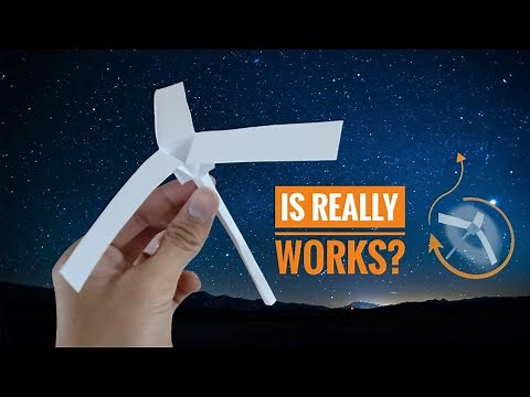Continuously Flying 3 Blades Paper Helicopter 😱🤯😲