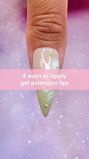 6K views · 76 reactions | NAIL 101 : 4 different ways to apply gel extension tips  Which method is your favorite? Find Charme Gel Extension Tips, Extension Gel, Peel It Off Base Gel and Press On Double-Sided Stickers at @daily_charme  #gelextensiontips #peeloffgel #gelx #diynails #howtonails #naileducation #nailapplication #extensiontips #pressons #pressonnails | Daily Charme | Facebook