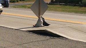 Bremen Highway buckles (again)