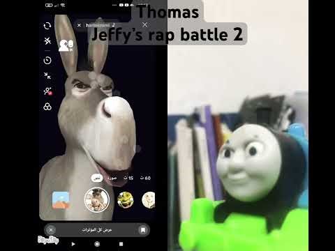 Thomas❌Jeffy’s rap battle 2❗️#shorts #thomasandfriends #fnf #funny #train #trending