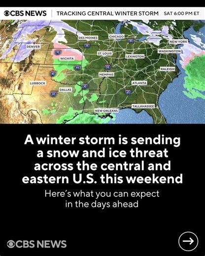 Rain, snow and ice are headed to the central and eastern U.S. in the coming days. Here’s what our latest maps show for Chicago, Pittsburgh, Nashville, New York City, and more the first weekend of January 2025. #weather #winterstorm #snow #chicago #pittsburgh #nashville #newyork #louisville #roanoke #charleston #cleveland
