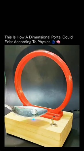 sci. || tech. on Instagram: "The most unsettling part isn’t the object, it’s that the physics behind it already exists. 🤯🔬 NASA and theoretical physicists have long explored concepts like spacetime curvature, wormholes, and gravitational lensing, phenomena where space itself bends under extreme energy or mass. In controlled laboratory environments, plasma fields, electromagnetic rings, and energy gradients can create visual distortions that resemble “portals,” even though no actual doorway is