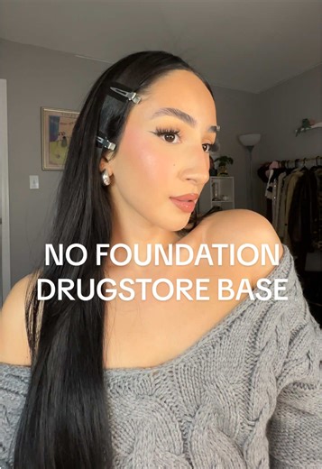 Natural Dewy Base Makeup Without Foundation