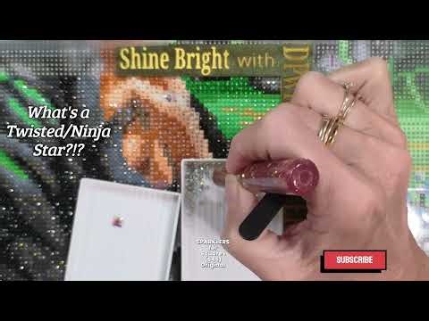 What's a Ninja Star or Twisted Star & How to Place Them on your Diamond Painting?