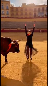 6.4K reactions · 530 shares | Mas danza taurina con la cancion la chica del vestido azul  #animalesfelices #danzacontemporanea | Real como la Vida misma | Facebook