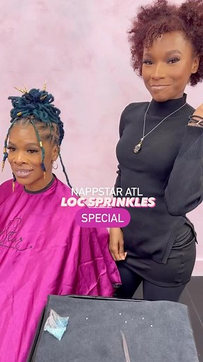 18K views · 12 comments | Have some fun with your locs by adding loc sprinkles! ✨ Book your appointment now www.NappStar.com #locsatlanta #locsatl #locaccessories | NappStar ATL | Facebook