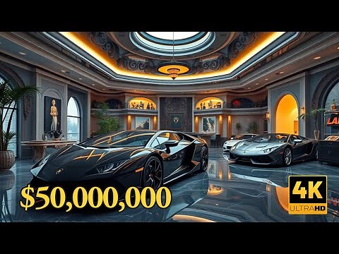 Inside the $50M Lamborghini Mansion – The Ultimate Supercar Dream Home
