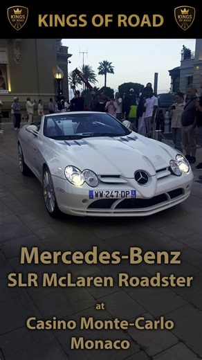 🔥The deep rich V8 engine of Mercedes SLR McLaren Roadster🔥#mercedesslr #monaco #carlover #carshorts