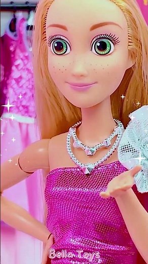 Anna stole Rapunzel's dress!😲💃🤭Disney Princess Dollhouse👸🏰 #barbie #disneyprincess #dolls #dollhouse