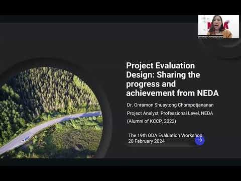 Session 3: Project Evaluation Design: Sharing from NEDA【19th ODA Evaluation WS】