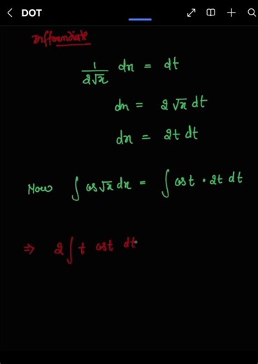 Calculus | Integration | Integrate cos(sqrt(x))