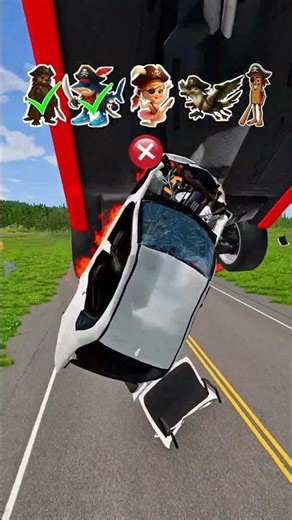 Italian Brainrot Pirate vs Jump Challange - BeamNG.Drive #italianbrainrot