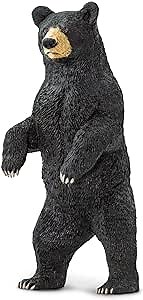 Safari Ltd. Standing Black Bear Figurine - Lifelike 4" Model Figure - Educational Toy for Boys, Girls, and Kids Ages 3+