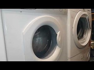 Hotpoint First Edition WMA 9 Motor Replacement Test On Program M