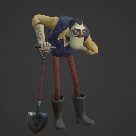 hello neighbor got a new model before sonic kms